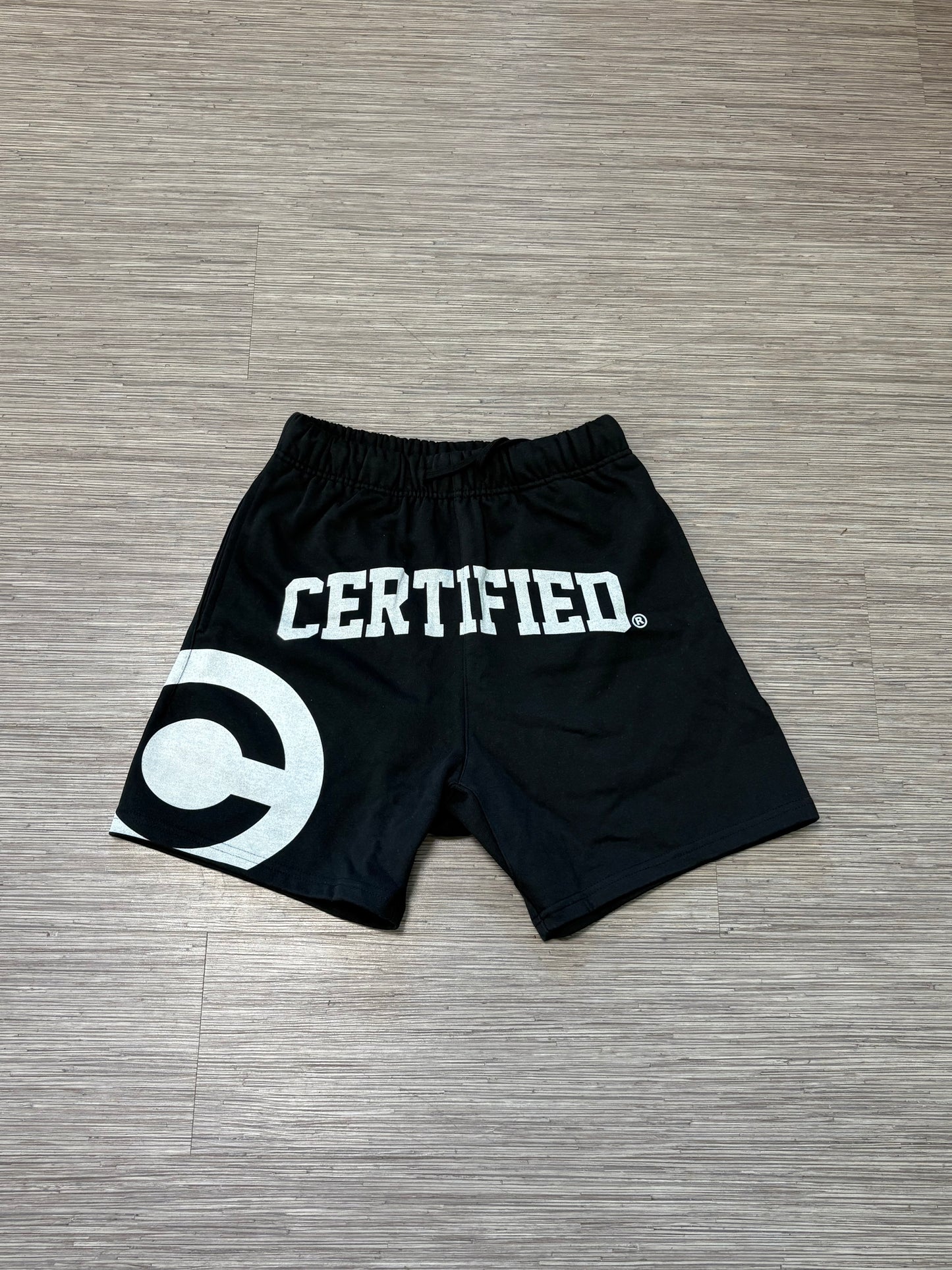 SV001 BLACK “Certified” Shorts