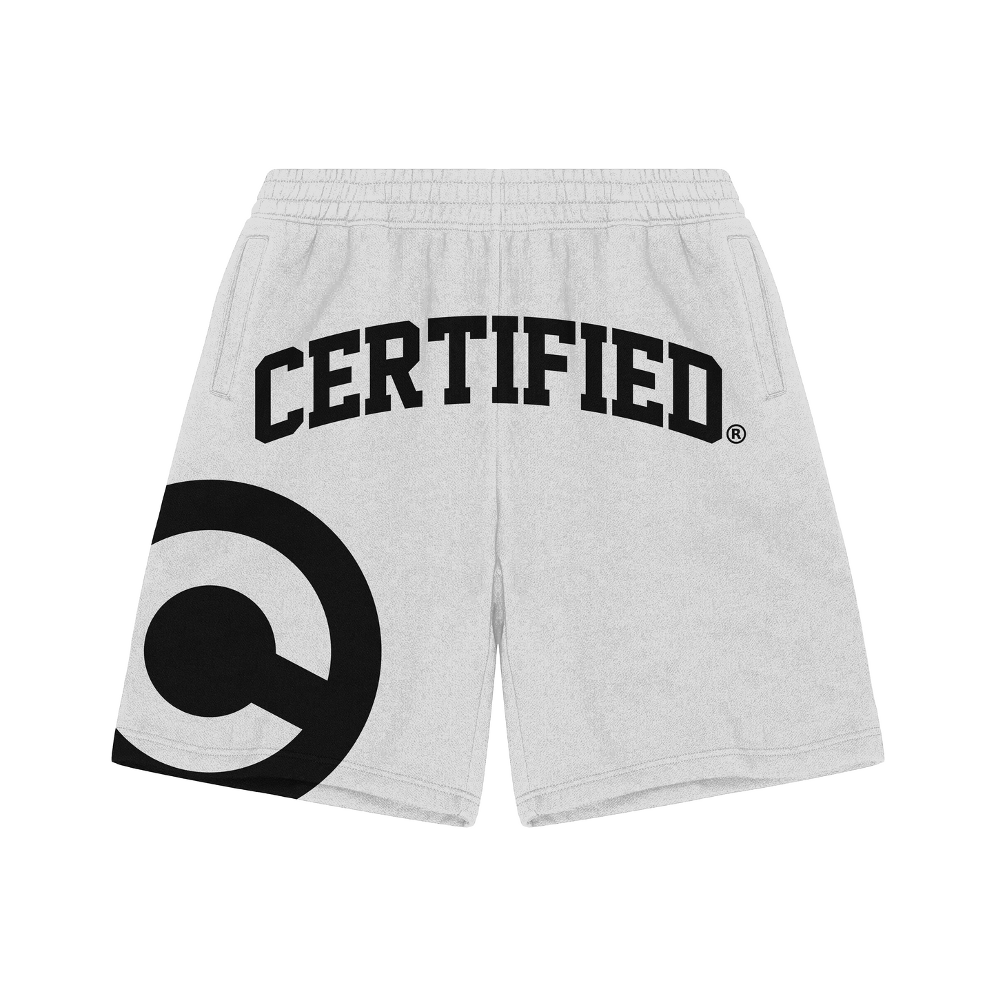 SV001 ASH GREY “Certified” SHORTS