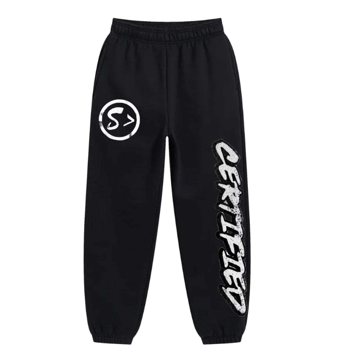 SNECERTIFIED Black GraffitiSweats